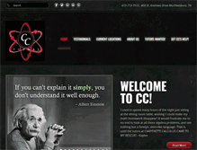 Tablet Screenshot of cc-tutors.com